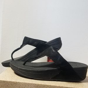 Fitflop Lottie Shimmer Crystal Toe Size 6